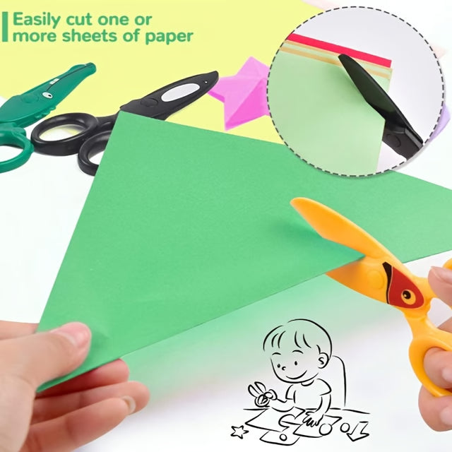 Kids Safety Scissors for Preschool Training and Art Craft Practice
