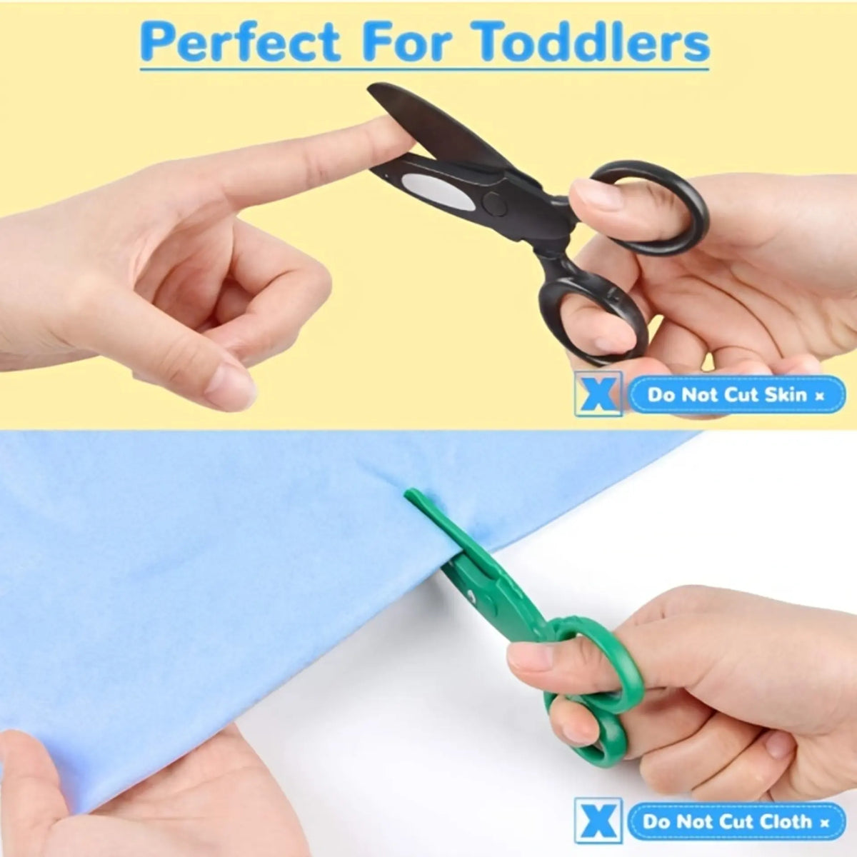 Kids Safety Scissors for Preschool Training and Art Craft Practice