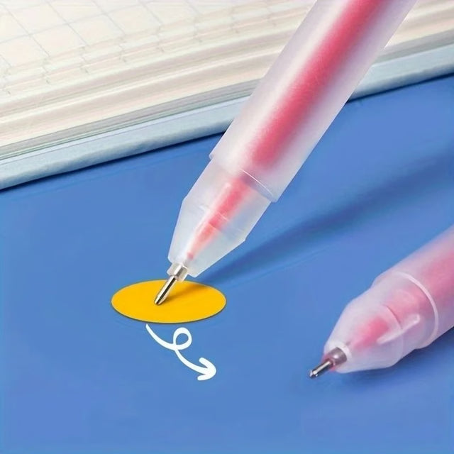 12-Color Creative Gel Pen Set – Ultra-Smooth Writing & Vibrant Ink for Study, Journaling, and Art