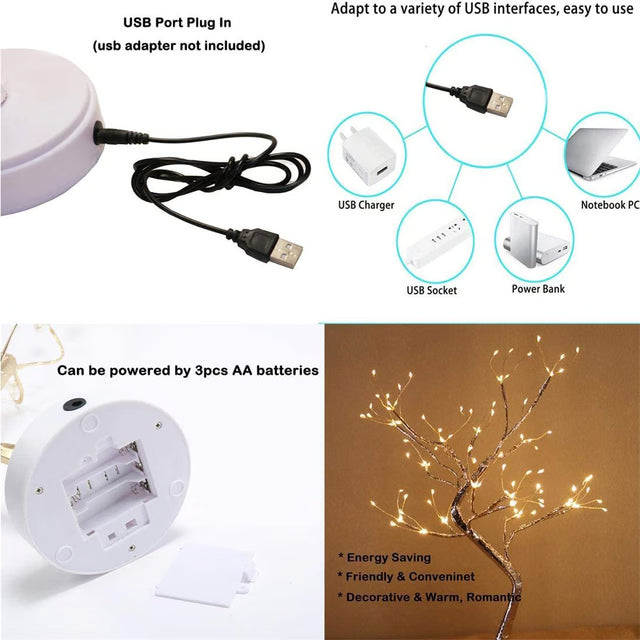 Fairy Light Spirit Tree Lamp