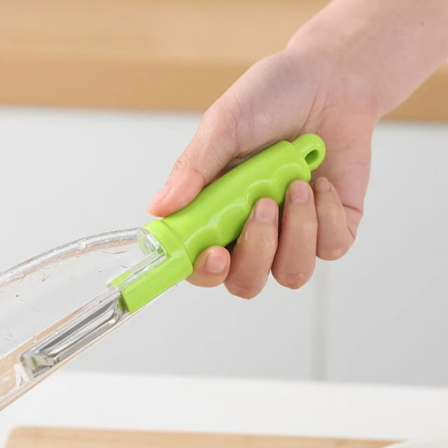 Anti Splash Fruit Peeler with Container Mess Free Kitchen Vegetable Peeler