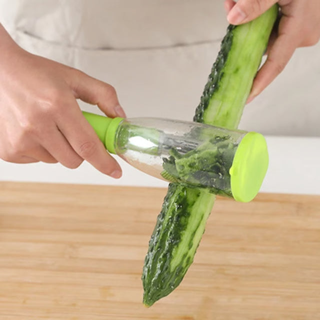 Anti Splash Fruit Peeler with Container Mess Free Kitchen Vegetable Peeler