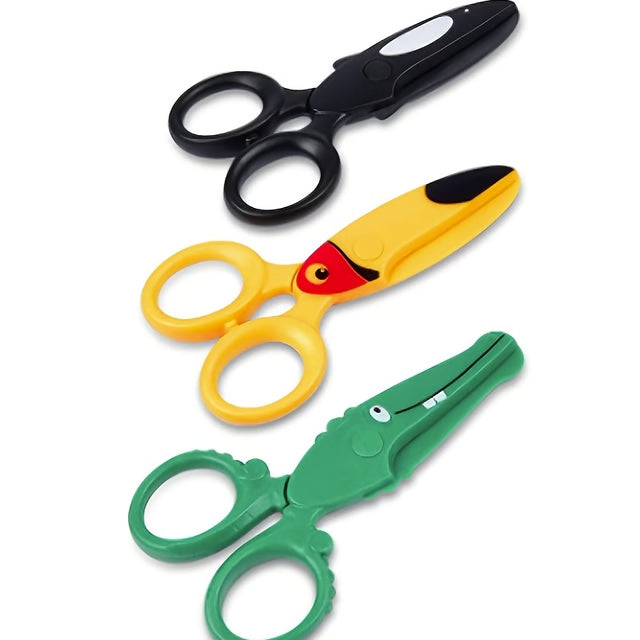 Kids Safety Scissors for Preschool Training and Art Craft Practice