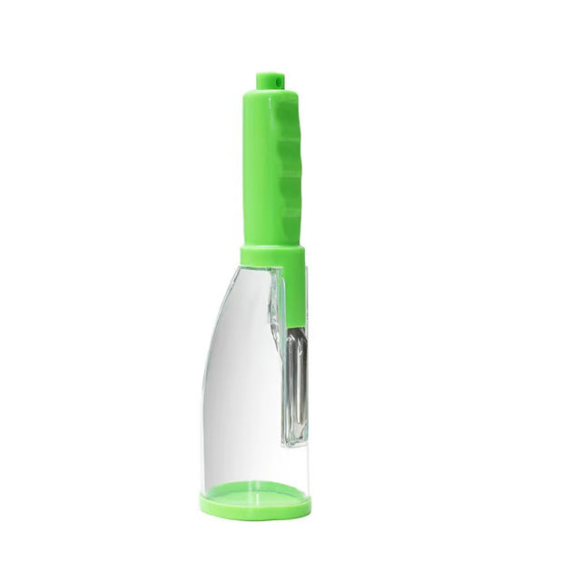 Anti Splash Fruit Peeler with Container Mess Free Kitchen Vegetable Peeler