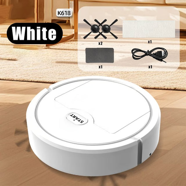 Powerful Robotic Vacuum Cleaner, All-in-One Home Cleaning with Sweeping, Mopping & USB Charging